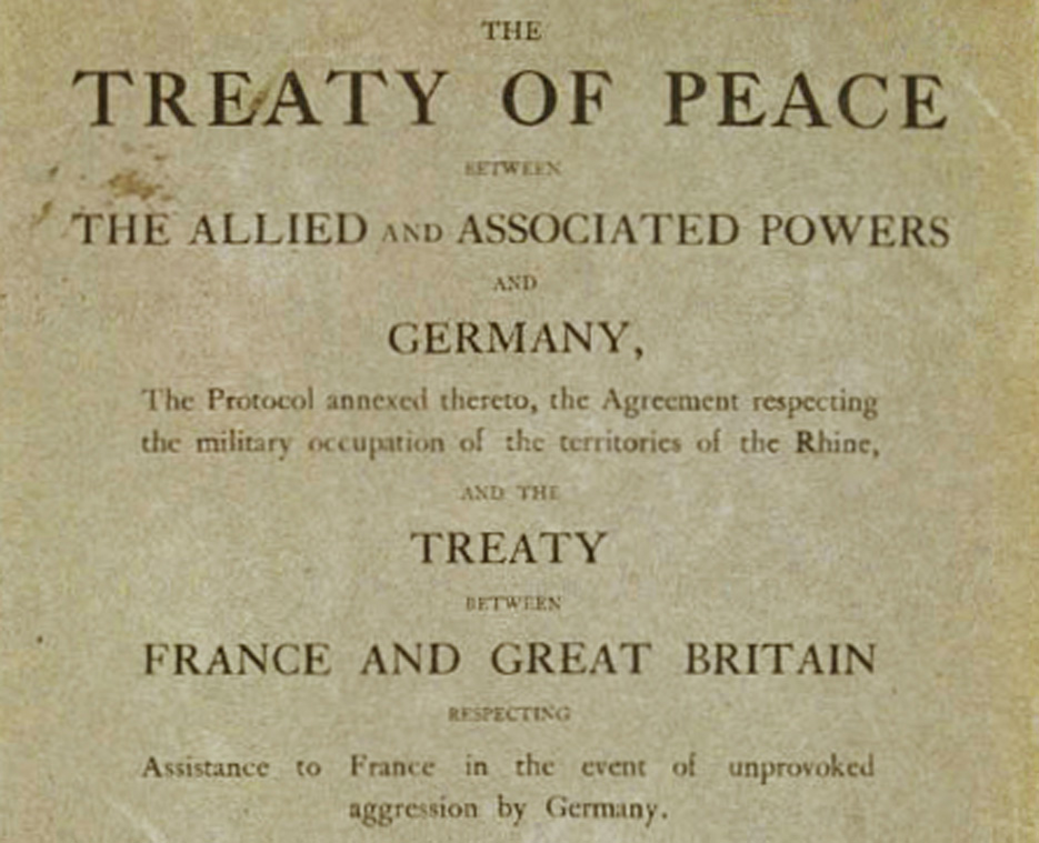 Версальский мирный договор картинки